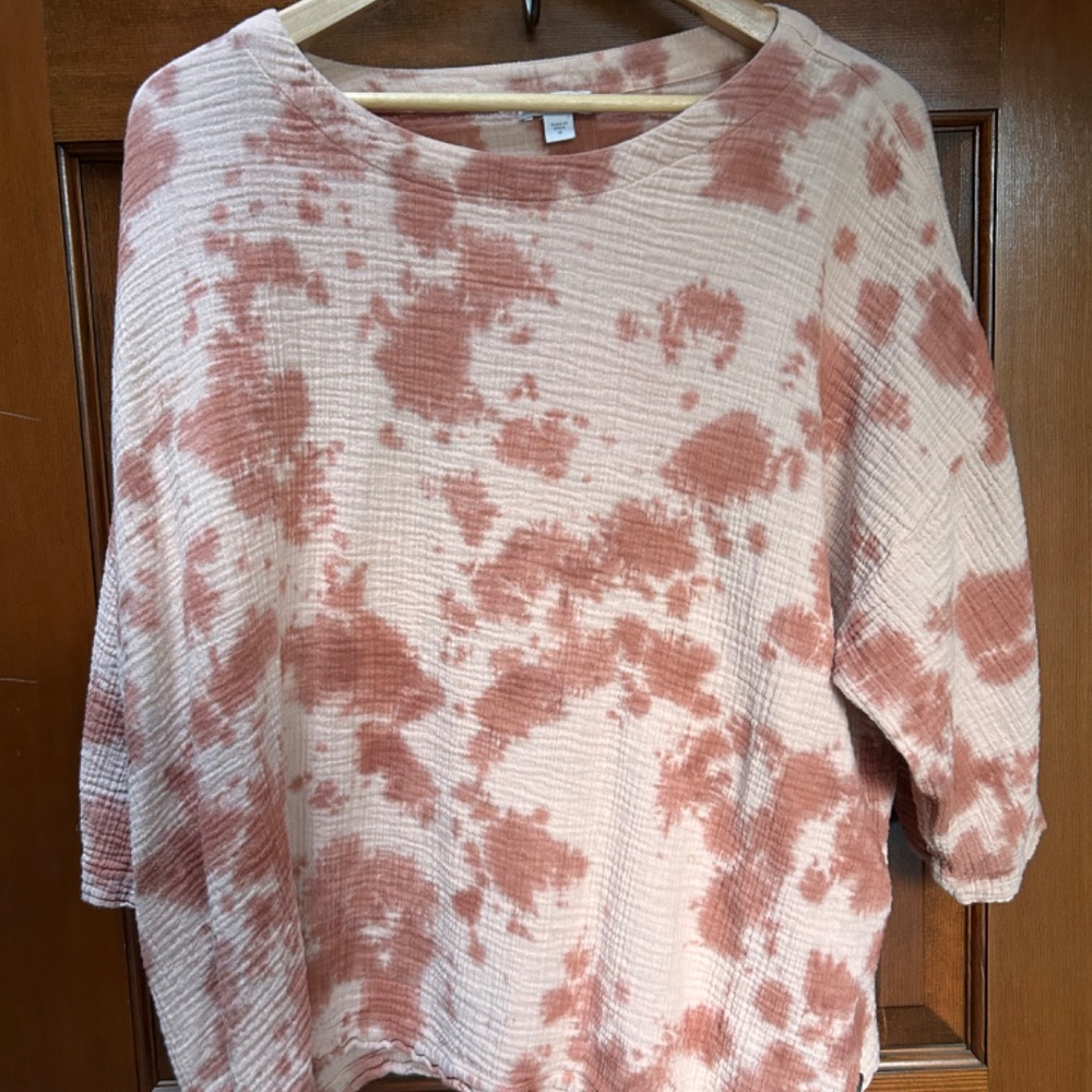 J.Jill Cotton gauze shirt - Picture 4 of 5